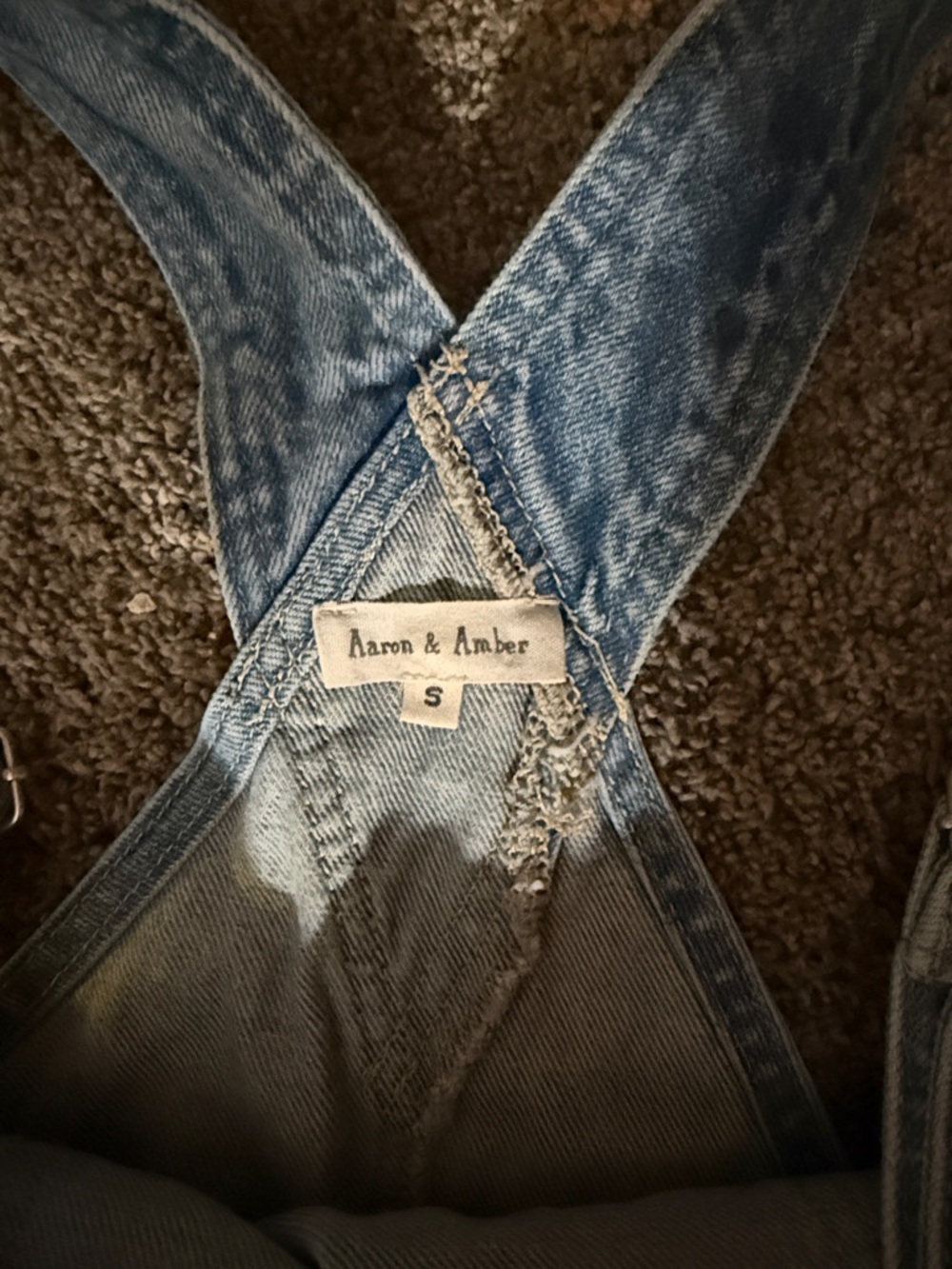 Light Wash Denim Women’s Overalls - Picture 3 of 5